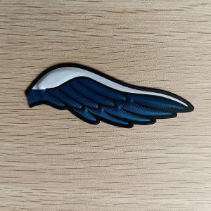 Best Iron on Badges 3D Embossed Brand Name Logo Soft TPU Patches For Clothing wholesale