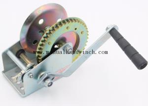 Best Mini Steel Marine Manual Cable Winch / Portable Hand Crank Winch For Boat Trailer wholesale