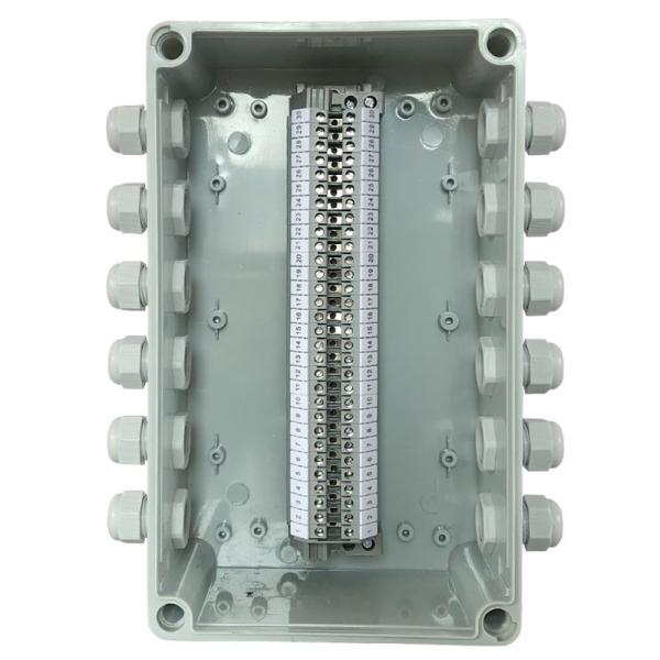 Cheap Electrical Enclosure Conduit Junction Box 250*150*200mm with UK2.5B Din Rail Terminal Blocks for sale