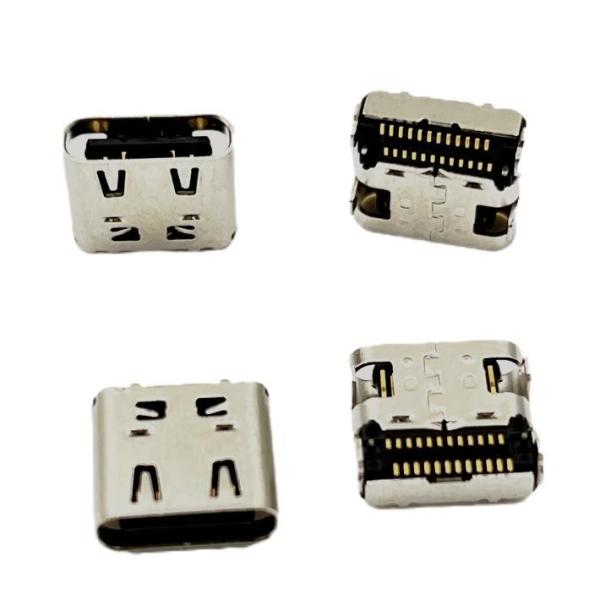 Cheap C18140 DIP SMT Right Angle Micro USB Female Socket Jack PCB 24pin Type C for sale
