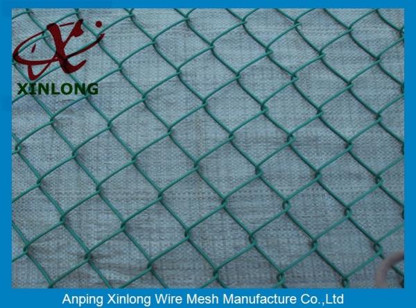 Cheap Heavy Duty Chain Link Fence For School Sport , Mesh size 50 * 50mm for sale