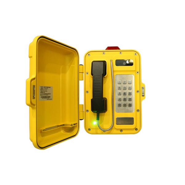 Cheap Full Duplex Talk On The Handset Resistant To Vandalism Phone With Running Indicator Light for sale