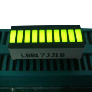 Best Yellow 10 LED Light Bar , Big 10 Segment Led Display 25.4 x 10.1 x 7.9mm wholesale