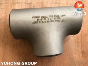 Best B16.9 Buttweld Pipe Fittings ASTM A815 WP32760 / 1.4501 Super Duplex Steel Equal Tee wholesale