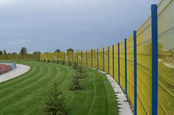 Cheap Square Post Wire Mesh Fence for sale