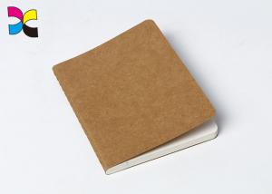 A4 / A5 / A6 Kraft Paper Custom Printed Notebooks With Perfect Binding / Promotional Journals Notebooks