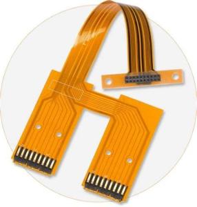 China Double Layer Flexible PCB Circuit LCD Display Polyimide Finished Copper 1OZ Polybag packing on sale