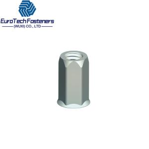 China 3/8 5/8 5/16  M6 M8 Blind Rivet Nut Small Head Hexagon Rivet Nuts Hex Body Rivet Nut on sale