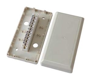China 10 pair lsa indoor  network distribution box on sale