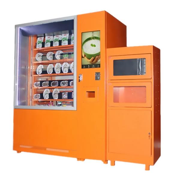 Cheap Vending Machine Fast Food Instant Noodles Self Service With Microwave Oven for sale