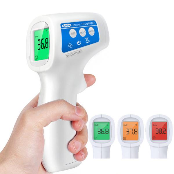 Cheap Blue White Digital Thermometer With Probe Avoid Touch Skin Battery Operated for sale