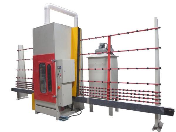 Cheap Automatic Glass Sandblasting Machine with Vertical Structure and Customized Request for sale