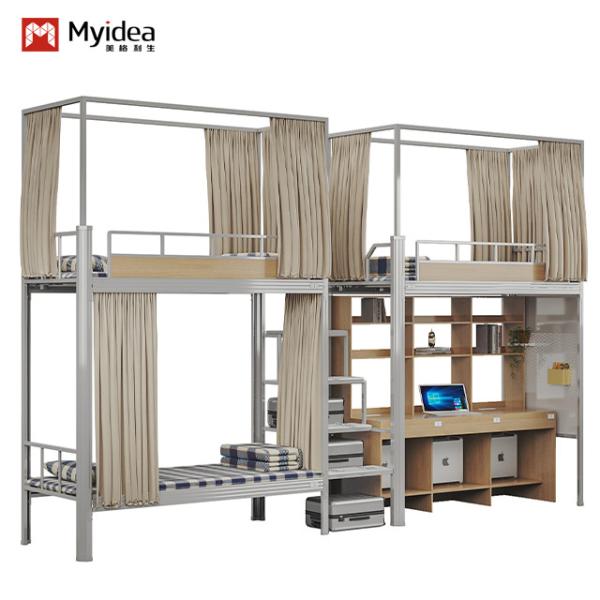 Cheap Support customization High Grade Quality Guaranteed Full Size Black Color Bunk Metal Frame Twin Bunk Bed for sale