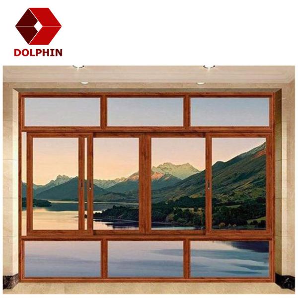 Cheap Sash Design Aluminium Frame Sliding Window Energy Saving Double Glass Glazed for sale