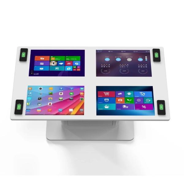 Cheap Smart Interactive Guide Touch Screen Computer Kiosk 400 Cd/M2 For Bank for sale