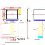 Customize OEM 1.66" Bendable 262K 24 Pin PM OLED Screen Display Module