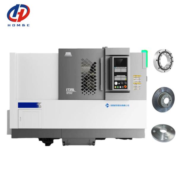 Cheap CNC Lathe IT35L Max Swing Over Bed 580mm THK Linear Guide Servo Turret Horizontal Slant Bed CNC Lathe for sale