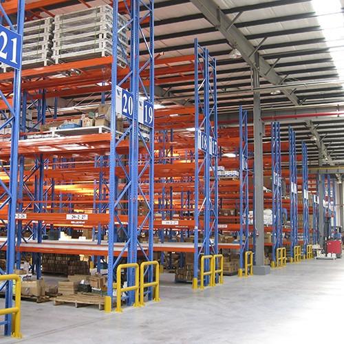 Cheap ASRS Rack System Automated High Density Filo Fifo Storage / Retrieval System With Heavy Duty Pallet Conveyor for sale