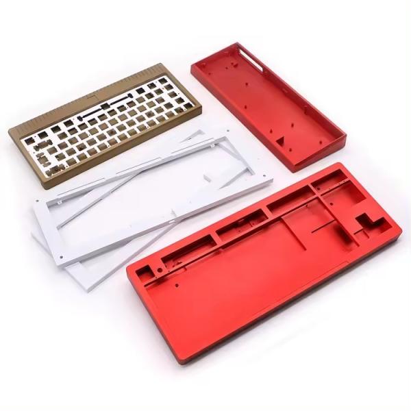 Cheap Aluminum alloy CNC lathe metal keyboard shell Non-standard hardware parts mechanical keyboard shell 3-axis cnc machining for sale
