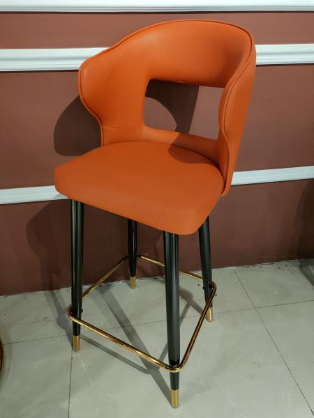 Cheap Moisture Proof Anti Rust 75cm Wrought Iron Bar Stools for sale