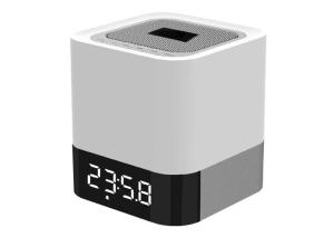 Best LED Night Light Clock Radio Bluetooth Speaker All In1 , Bluetooth Speaker And Alarm Clock wholesale