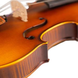 High glossy Children Violin 1/4 size with violin pickup Violins have many strings, including nylon strings, steel string