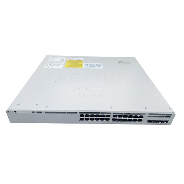 Cheap C9300L 24 Port POE 4x10G Network Switch C9300L-24P-4X-E For Security / IoT / Cloud for sale