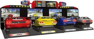 Speed Driver Coin Operated Arcade Machines , Outrun 4 Sp Amusement Arcade Machines