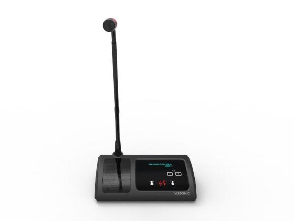 Cheap OLED Display Desktop Conference Microphone , Meeting Room Microphone With Loudspeaker for sale
