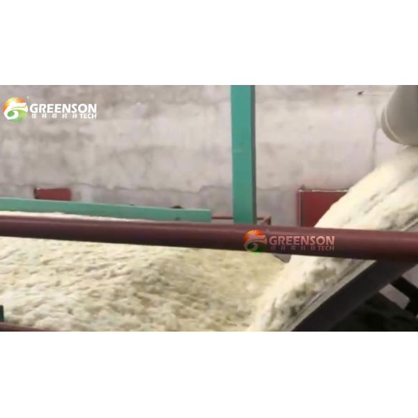 PLC Controlled Basalt Fiber Production Line with 1.2 Meters Width and Unlimited Board Length for Rock Wool Manufacturing