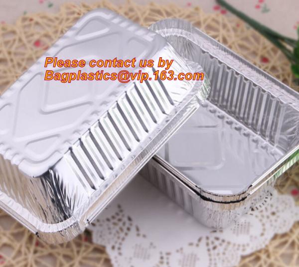 Popular household kitchen food packing aluminum foil container/pan/tray,Disposable Aluminium Foil Containers for Food Pa