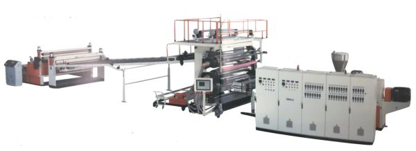 Cheap 450kg / H Output Pvc Sheet Extrusion Machine 1220 Mm Width Single Layer for sale