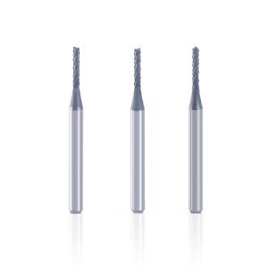 3.175mm Carbide Corn Milling Cutter CNC Router Fish Tail Bits For PCB Machining