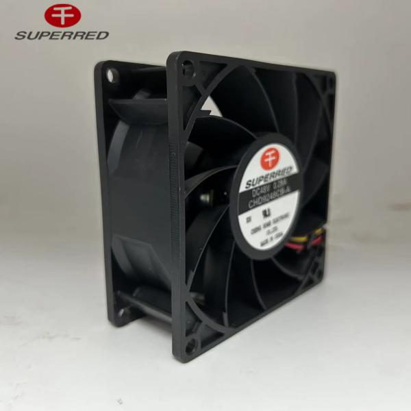 Cheap High-Performance 12V DC Computer Fan With Black Color And 3-Pin Connector for sale