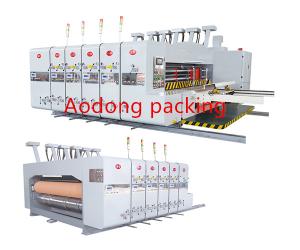 China Corrugated Flexo Printing Slotting Die Cutting Machine Low Noise on sale