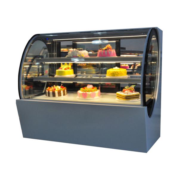 Cheap Bakery Refrigerated Cake Display Cabinet Marble Base Cold Showcase Refrigerator for sale