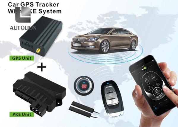 Cheap Passive Keyless Entry PKE Push Button Engine Start / Stop Button Systems With GPS for sale