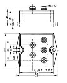 Cheap IGBT Power Module VUO55/12 Three Phase Rectifier Bridge  FUJITSU IGBT Power Module for sale