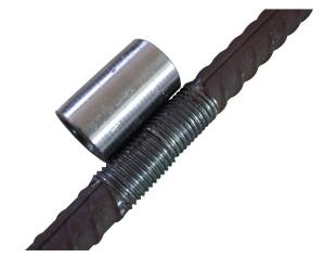 Parallel Thread Mechanical Rebar Connectors , Rebar Splicing Coupler Joint