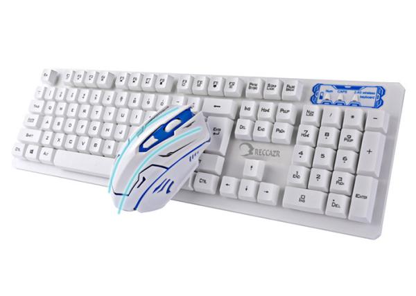 Cheap No Light Gaming Mouse Keyboard Combo , White Keyboard And Mouse Wireless Combo for sale