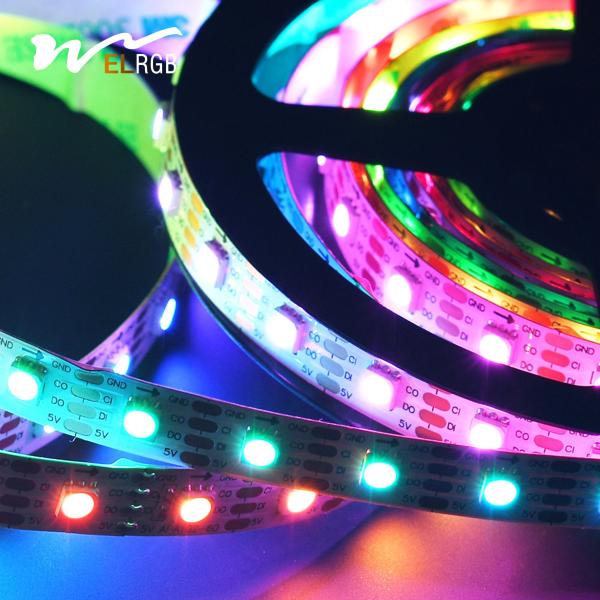 Cheap 102 Leds Self Adhesive LED Strip 60 Pixel Self Adhesive Rope Lights for sale