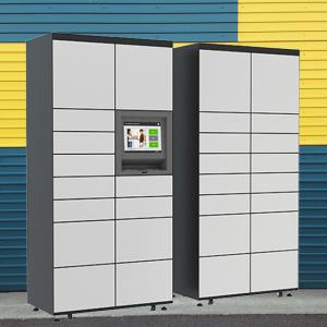 Best Logistics Self Service Outdoor Touch Screen Smart Parcel Delivery Locker With Remote Control Camera wholesale