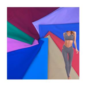 Anti-static 4 Way Stretch Lycra Waterproof Cloth Textiles Nylon Spandex Fabric for Yoga
