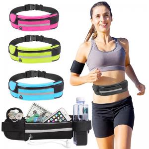 China OEM Sports Bag Running Waist Bag Pocket Jogging Portable Waterproof Cycling  Outdoor Phone Anti-theft Pack Belt Bags on sale