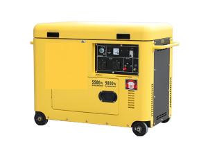 China 5KW AC General Diesel Generator , Small Single Phase Generator Electric Start on sale