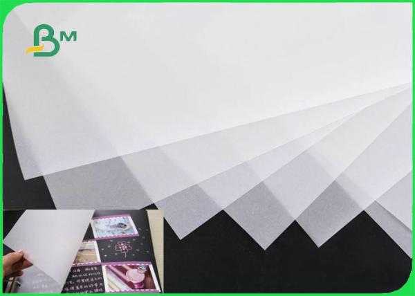 Cheap 53gsm Translucent White Tracing Paper For Book Insert A4 A5 Size for sale