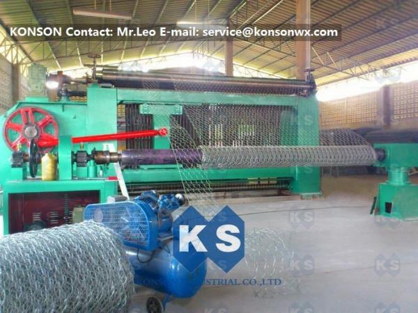 Cheap Automatic Heavy Duty Hexagonal Mesh Machine for Making Stone Gabion Netting for sale