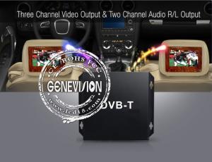 Best HD DVB - T Car Digital TV Receiver with 2 Dibcom tuners active amplified antenna wholesale