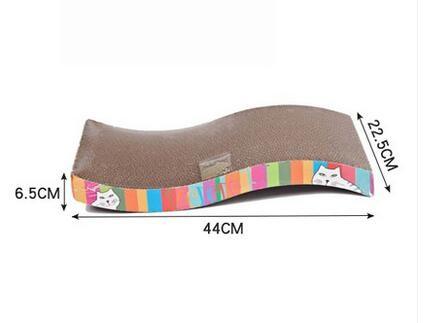 Cheap Catnip Inside Cardboard Cat Scratcher , Cat Scratcher Bed OEM Simple Design for sale