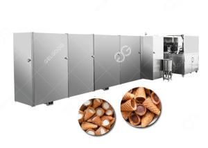 Fully Automatic Mini Ice Cream Cone Production Line 380V CE Certification